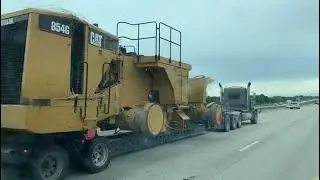 CAT 854G Dozer Transport