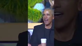 Obama Shows up For Bulls Vs Celtics#Shorts