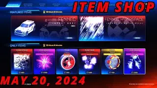 May 20 Rocket League Item Shop: SKY BLUE SOLAR FLARE GOAL EXPLOSION!