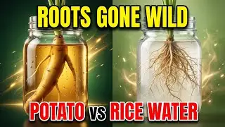 BOILED POTATO WATER vs RICE WATER – The Root Growth Test That Changed Home Gardening Forever!