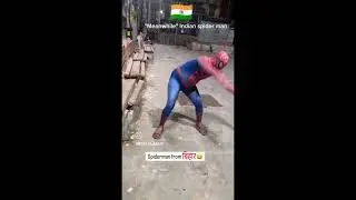 &ldquo;When Spider-Man Lands in Bihar 😂🇺🇸🇮🇳&rdquo;#spiderman #indianmeme #comedyshorts #marvel #bihar