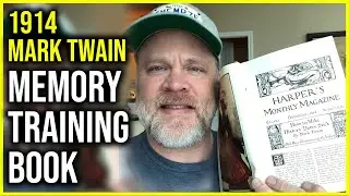 106 Yr Old Memory Training Book by Mark Twain Memorizing History