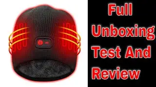 🔥🔥🔥Windproof Heated Hat with Rechargeable Battery,7.4V Men Women Winter Warm Heat Cap   🔥🔥🔥