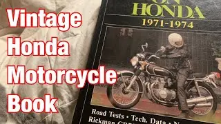 Vintage Honda Motorcycle Book From Cycle World
