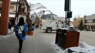 BANFF ALBERTA Travel I Walking Tour 4K I Downtown Banff Avenue