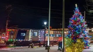 Holiday Trains on Long Island Rail Road, Metro North, and the Subway