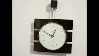 DIEHL JUNGHANS Wall Top Condition! Clock NOS New Old Stock! Vintage High Gloss! Mint