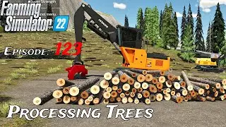 FS22 Logging-Start From Scratch Ep. 123: Processing Logs and a Mystery horn!