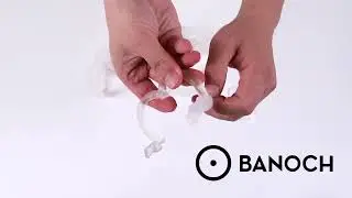 Banoch | Cockcage resin wit | 3 scharnierende ringen  45 mm, 50 mm & 55 mm.