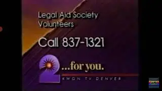 KWGN Legal Aid Society Volunteers 1988 Promo