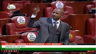 MP BABU OWINO FORCES SPEAKER JUSTIN MUTURI TO ADJOURN THE HOUSE AS HE REFUSES TO LEAVE THE CHAMBER!!