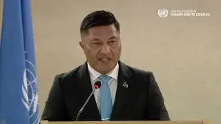 Калани Канеко, министр иностранных дел и торговли Маршалловых Островов | #HRC58
