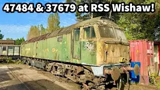 47484 & 37679 at RSS Wishaw plus Shunters & Pacer in the Yard..!