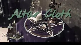 making a wiccan altar cloth