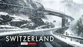 Is This Winter Drive Dangerous?🇨🇭Switzerland | Visp &rarr; T&auml;sch | 4K Driving Tour