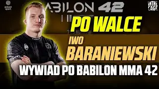 Iwo Baraniewski po wygranej walce na gali Babilon MMA 42: Myślę, że Gładkowicz wygra w parterze!