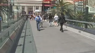 Turning pedestrian bridges into crosswalks to improve safety on Las Vegas Strip tabled indefinite...