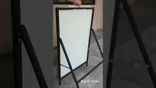 A board Single side poster diaplay stand