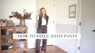 Chic & Classic Autumnal Outfits for PETITES | Target Satin Pants Review