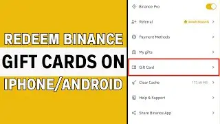 How to Redeem Binance Gift Cards 2024 (iOS/Android)
