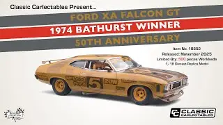 Ford XA Falcon GT 1974 Bathurst Winner 50th Anniversary GOLD livery #classiccarlectables #bathurst