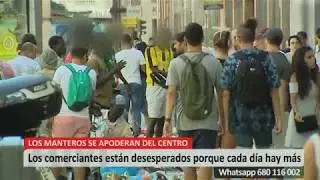 Manteros. La pesadilla de los comerciantes del centro de Madrid