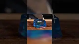 Slicing a Jelly Crystal Cube | Deep Macro ASMR 🎧✨