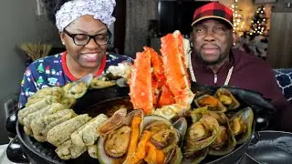 KING CRAB HOT POT SEAFOOD BOIL| RIP CHRISTINE GOD BLESS YOUR FAMILY!