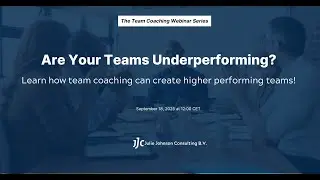 Are Your Teams Underperforming? Learn How Team Coaching Can Create Higher Performing Teams.