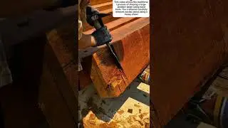 Hand Shaping a Massive Wood Beam 🔨🌲 | Traditional Timber Craft
