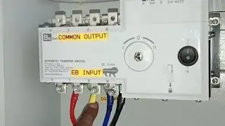 ATS painal connection kaise hota hai how to automatic changeover switch garnetor connection dgswitch