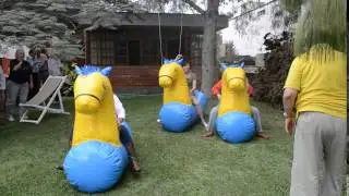 CARRERA DE CABALLOS INFLABLES