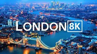 London City in 8K Dolby Vision | Stunning Aerial Beauty of London