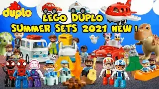 LEGO DUPLO Summer Sets 2021 NEW! Новые наборы ЛЕГО ДУПЛО лето 2021 года.  Строим из ЛЕГО Дупло.