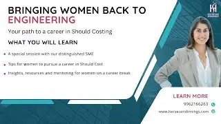 Bringing Women Back to Engineering - Should Cost Engineering