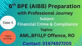 6th BPE (AIBB)-Financial Crime & Compliance (Optional)