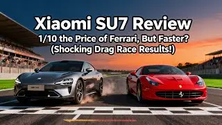 Обзор Xiaomi SU7: в 10 раз дешевле Ferrari, но быстрее? (Шокирующие результаты дрэг-рейсинга!)