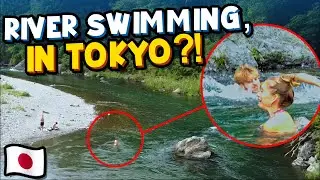 AMAZING River Swimming Spot in Tokyo! | Ome Vlog