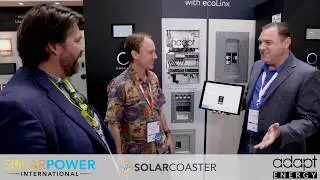SolarCoaster talking Adapt Energy at Solar Power International