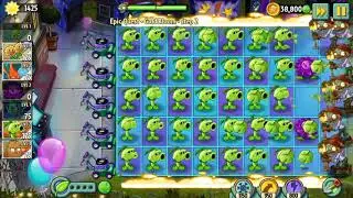 Plant vs Zombie 2...infinite play type...Primal Pea Shooter vs Shovel Zombie