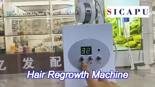 hair clinic and salon low level laser hair regrowth  machine standing lllt devices for hair loss