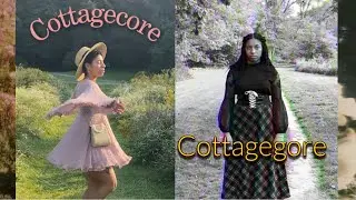 Black Girl Cottagecore/Gore Aesthetics