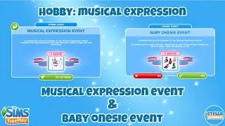 Musical Expression Hobby 🎼 Musical Expression Event ⏱ Baby Onesie Event ⏱ The Sims Freeplay