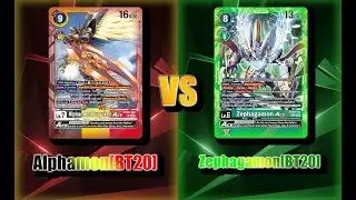 Got any 6's? Go Fish! Alphamon V Zephagamon (BT20)