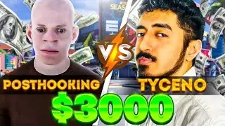 WORLDS *BEST* POST SCORER CHALLENGED TYCENO TO A $3000 WAGER IN NBA2K24 (POSYHOOKING VS TYCENO)