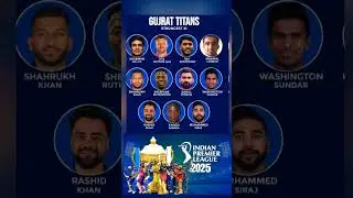 Gujrat Titans Strongest XI 🏏 #ipl #ipl2025 #iplaunction ##gujrattitans