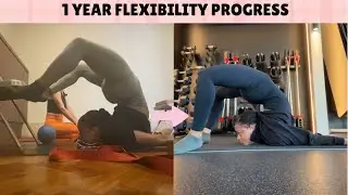 1 year of flexibility progress / contortion training