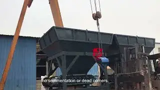 Liquid solidified soil production equipment shipped! Boost