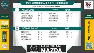 Pakenham D Grade v PUTCC D Grade