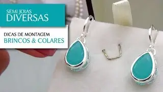 Dicas de Colar e Brincos com Pedras e Pérolas para Fazer - Pedra Mística